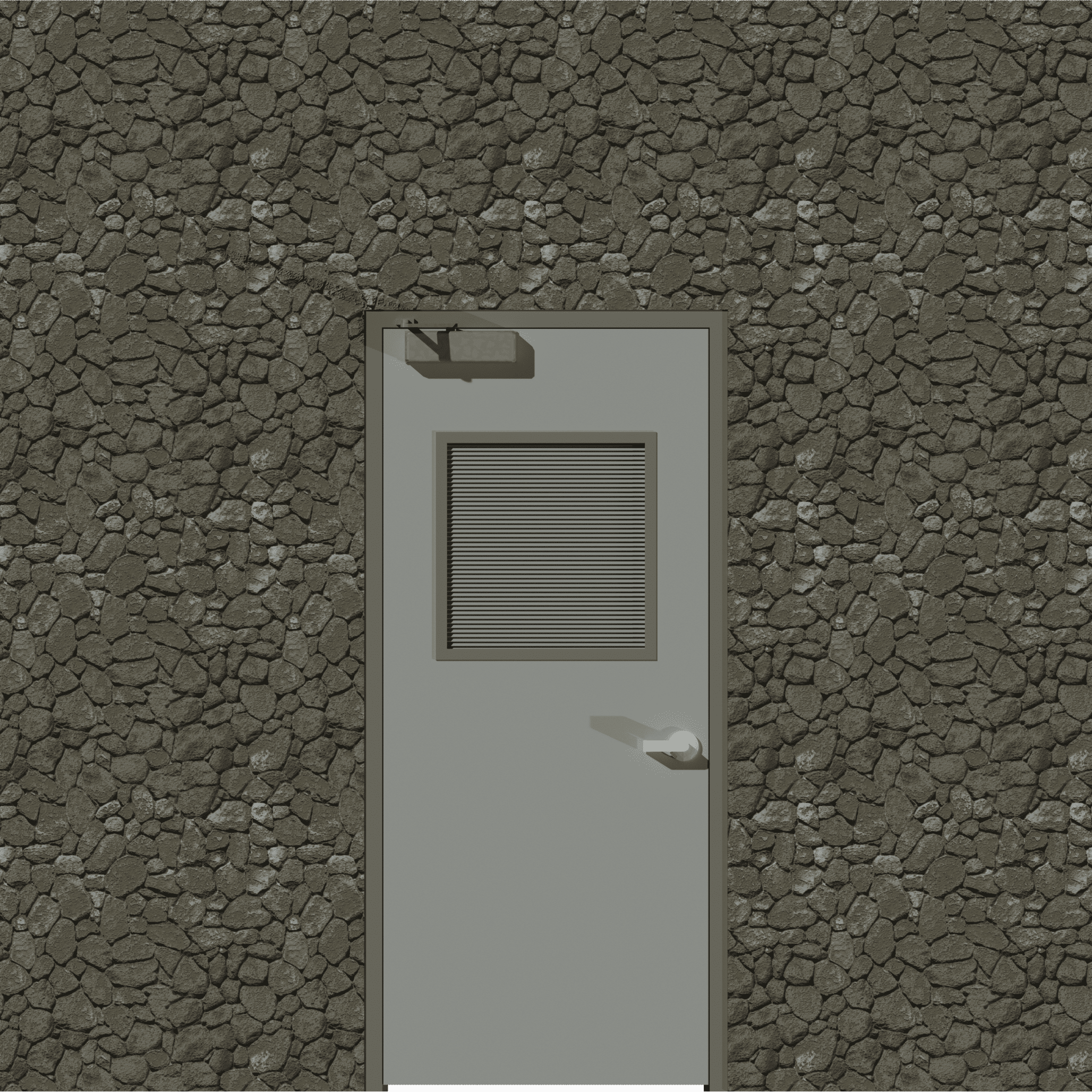 Top Louver Hollow Metal Door