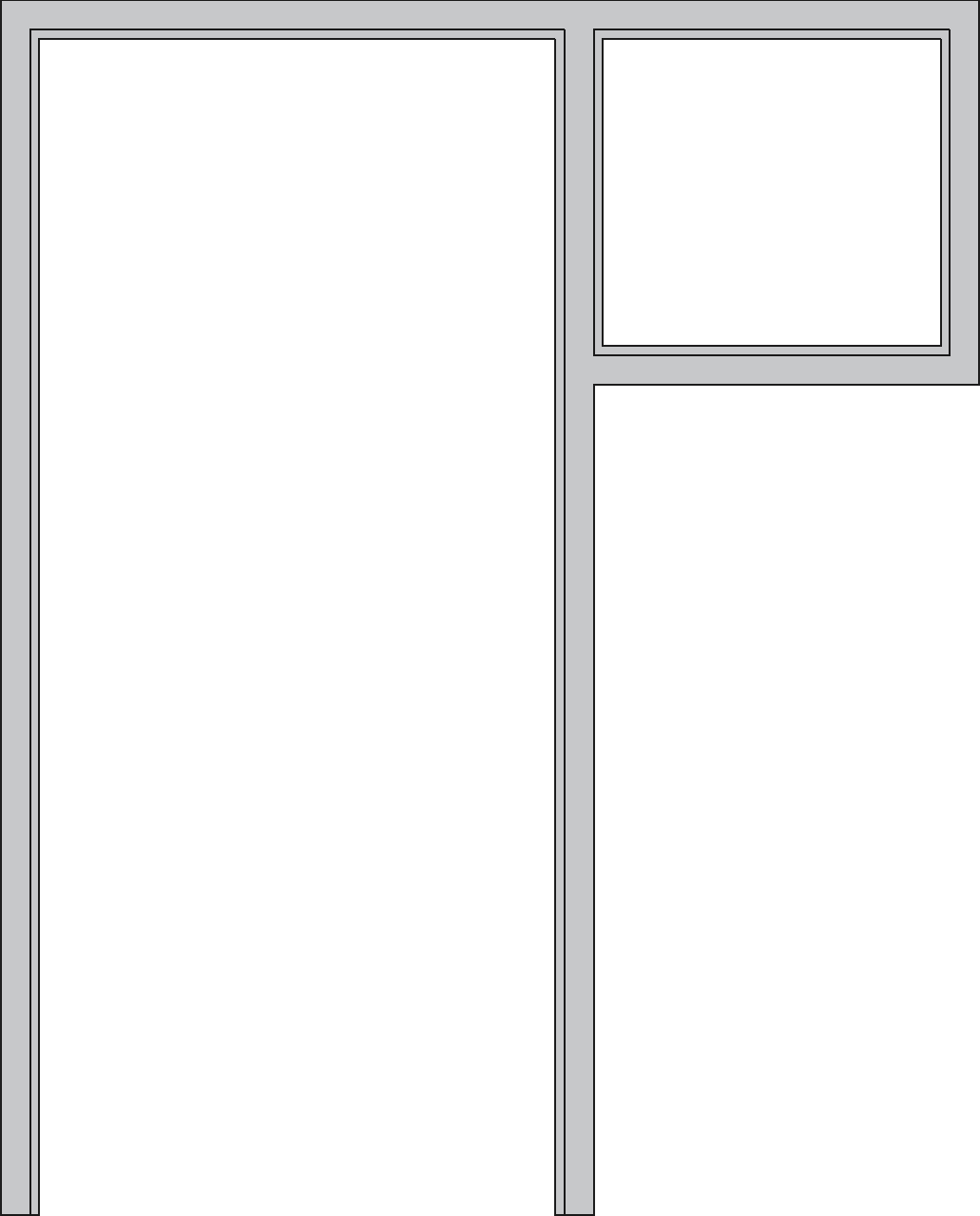 Flag Frame Configuration